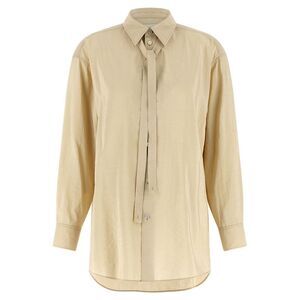 Lemaire Beige Silk Women's Blouse